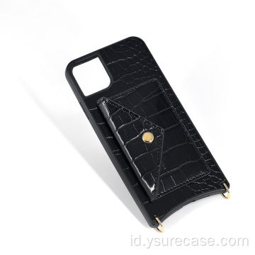 360 Perlindungan Kartu ID Telepon Ponsel Case